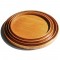 Wholesale Round Wood Serving Tray Japanese Sushi Tray Wooden Tea Dessert Tray Decorative Fruit Tray