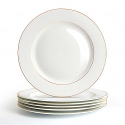 Factory Wholesale Hotel Collection Plates for Fine Dining Expensive Bone China Plates for Luxury Wedding