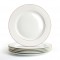 Factory Wholesale Hotel Collection Plates for Fine Dining Expensive Bone China Plates for Luxury Wedding