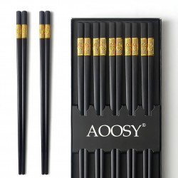 Luxury Japanese Sushi Chopsticks Fiber Glass Asian Chinese Restaurant Heat-resistant Chop Sticks