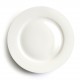 Plain White Dinner Plates Fine Bone China Quarter Plate Pure White Ceramic Dining Plates for Wedding