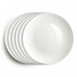 Fine Bone China Lunch Dessert Cake Plates Circle Bread and Butter Plate White Pastry Appetizer Quarter Plate