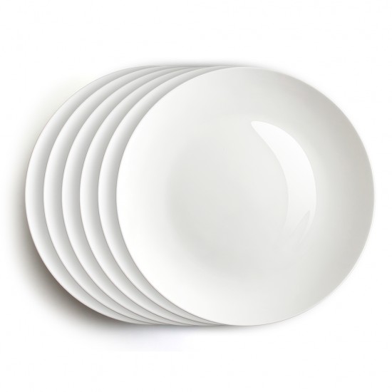 Fine Bone China Lunch Dessert Cake Plates Circle Bread and Butter Plate White Pastry Appetizer Quarter Plate