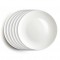 Fine Bone China Lunch Dessert Cake Plates Circle Bread and Butter Plate White Pastry Appetizer Quarter Plate